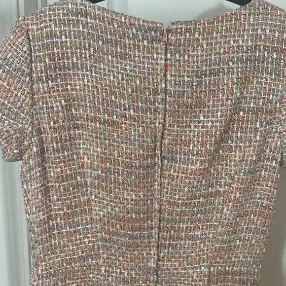 Pink Tweed Mini Dress - Picture 4 of 9